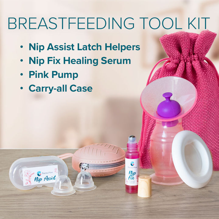 Nipple Shield Weaning Kit and Nipple Biting Guard Back to Mom