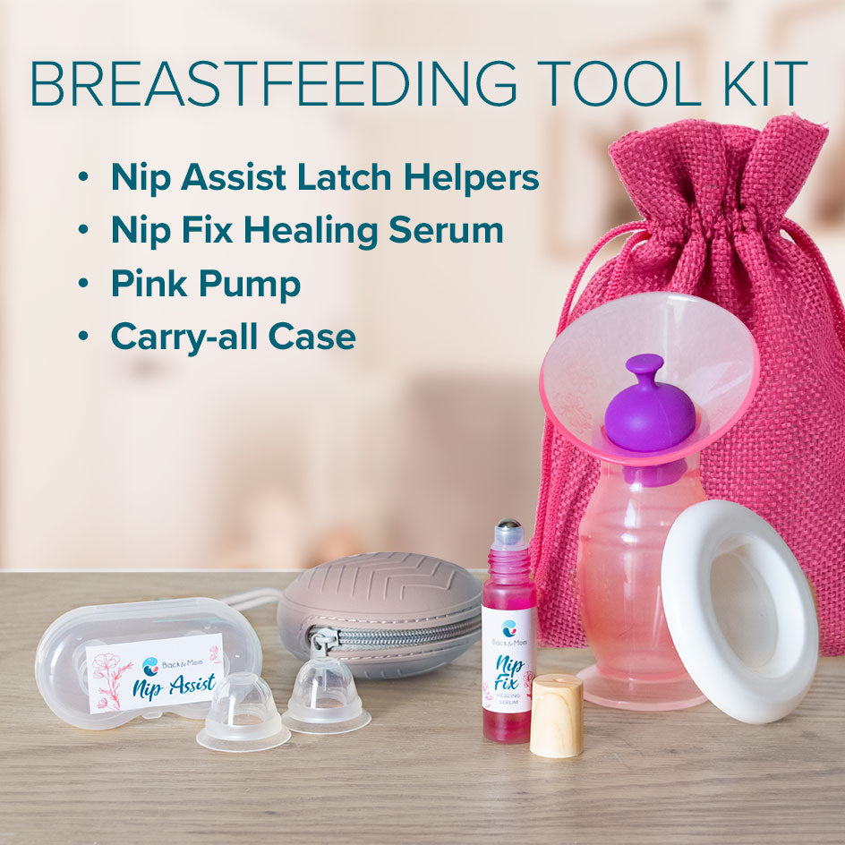 Baby shower gift idea for breastfeeding mom. Breastfeeding kit for gifts. Breastfeeding essentials for expecting mom. Haakaa style pump with organic nipple cream .